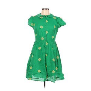 🍍Pineapple Voodoo Vixen Cap Sleeve Green dress*VLV*Rockabilly Pinup Girl🍍